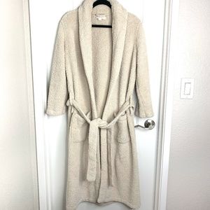 Barefoot Dreams Beige long robe bamboo chic